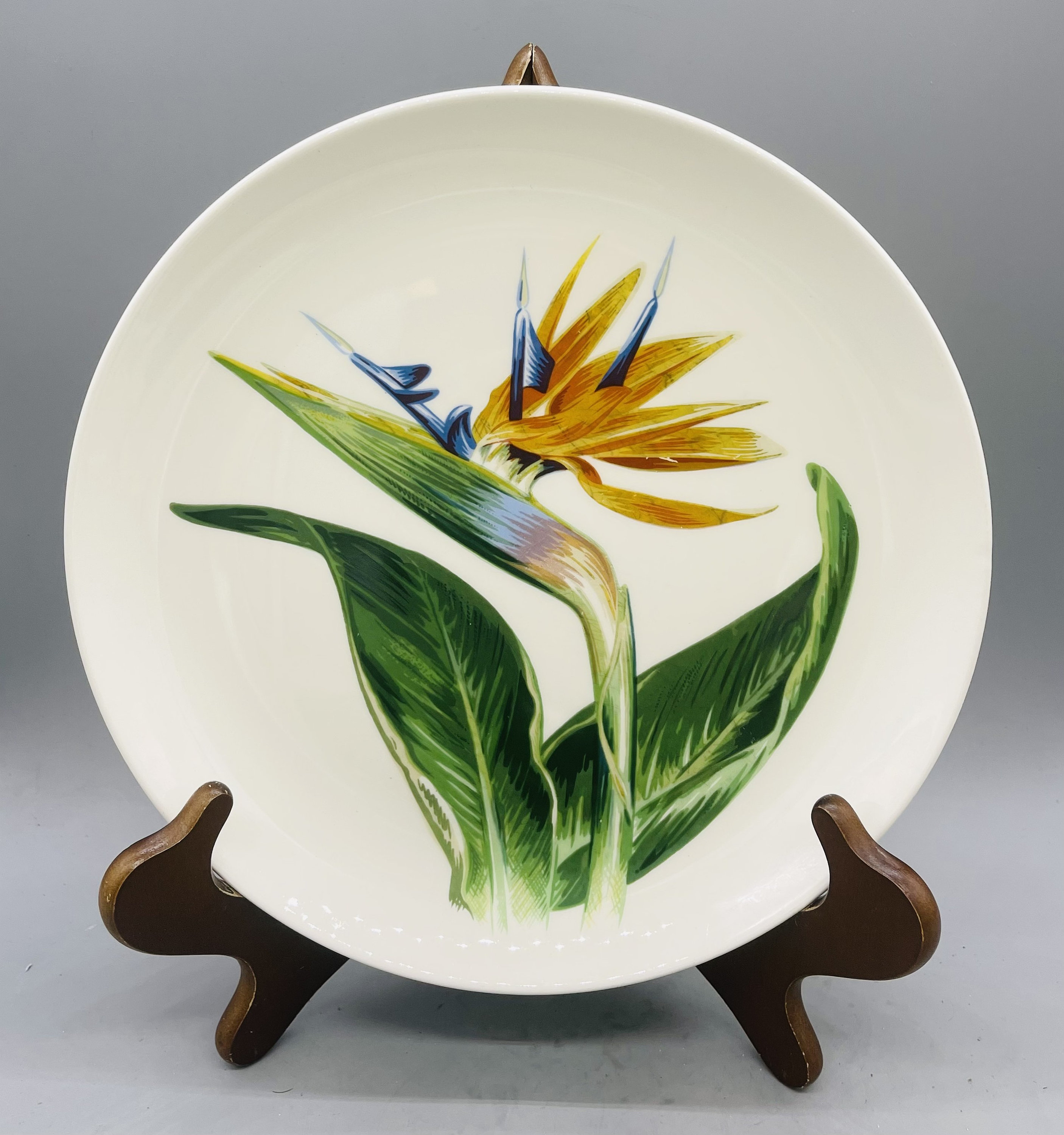 Santa Anita Pottery's Flowers of Hawaii Bird of Paradise