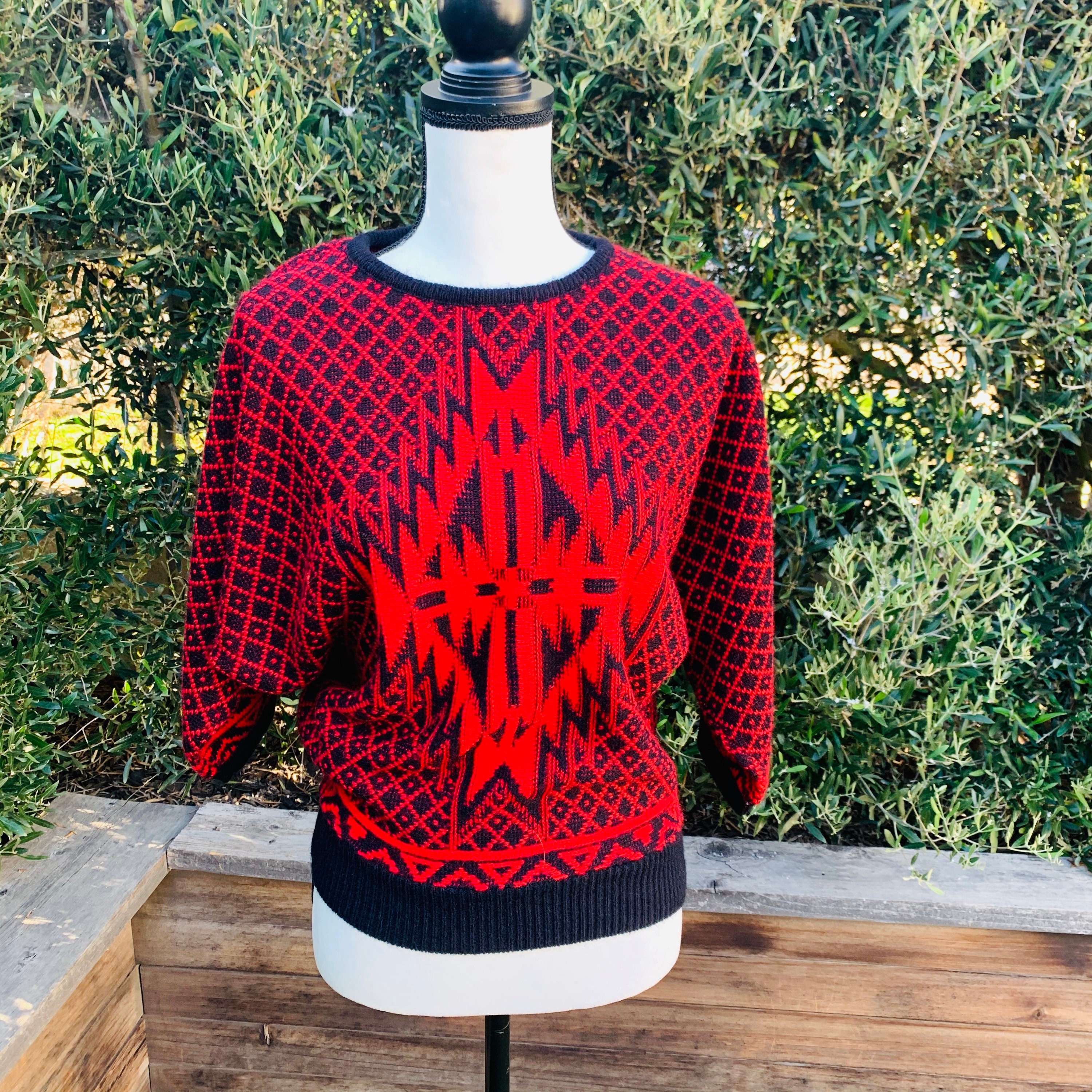 beldoch popper knit sweater