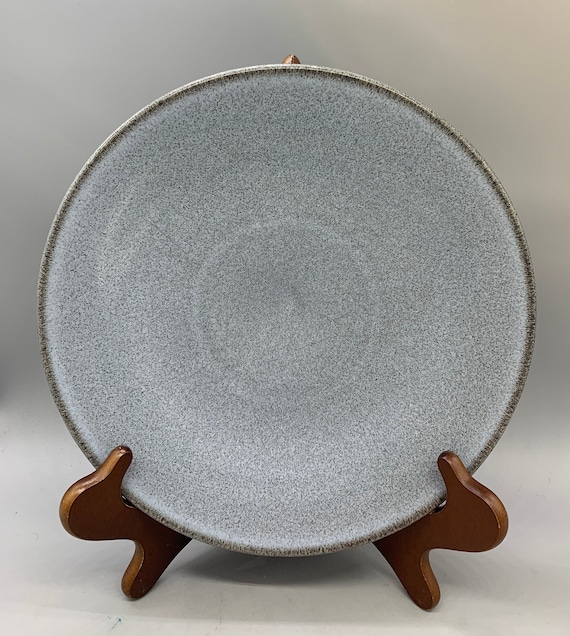 JARS FRANCE Tourron Gris Ecorce Gray Set of 2 Dinner Plates Other China