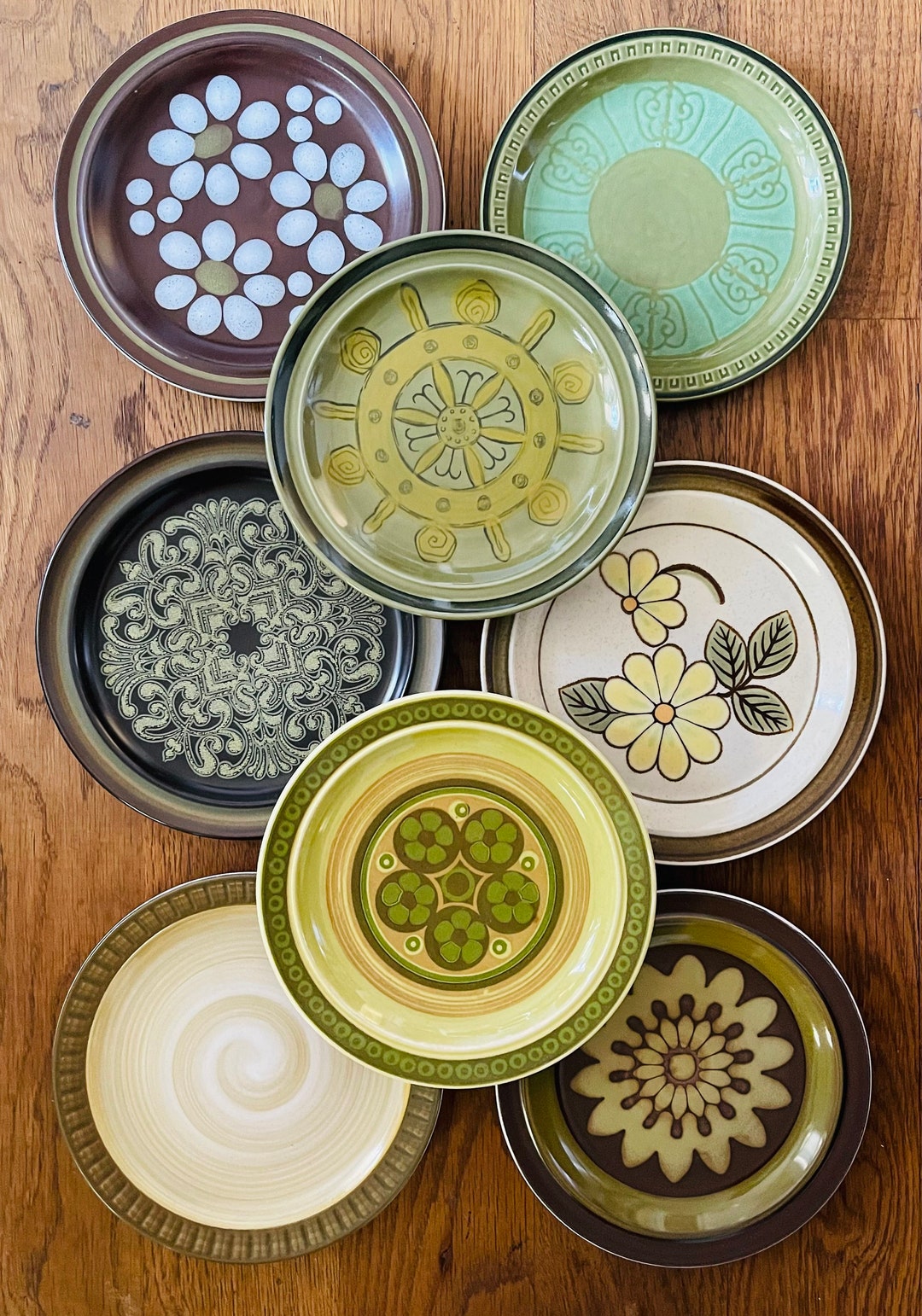 Choose Your Own Plate Mix and Match Stoneware Salad Plates Sold