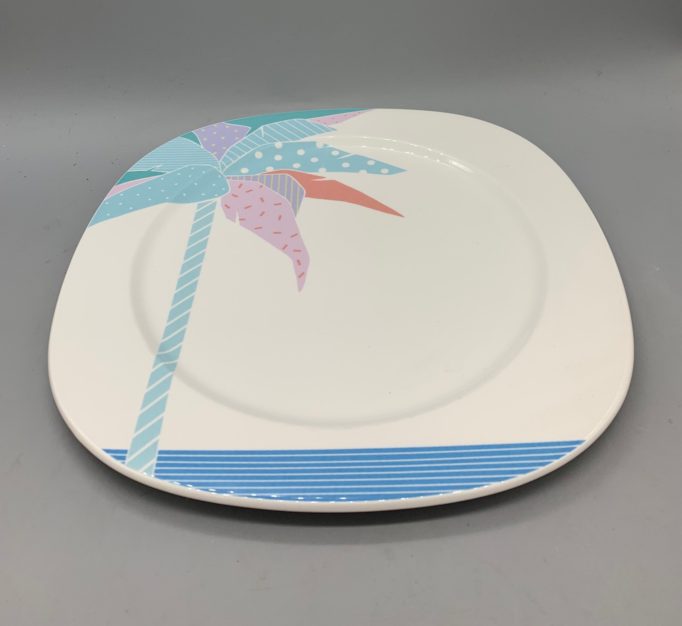 Noritake New Decade Florida Square Dinner Plates | Etsy