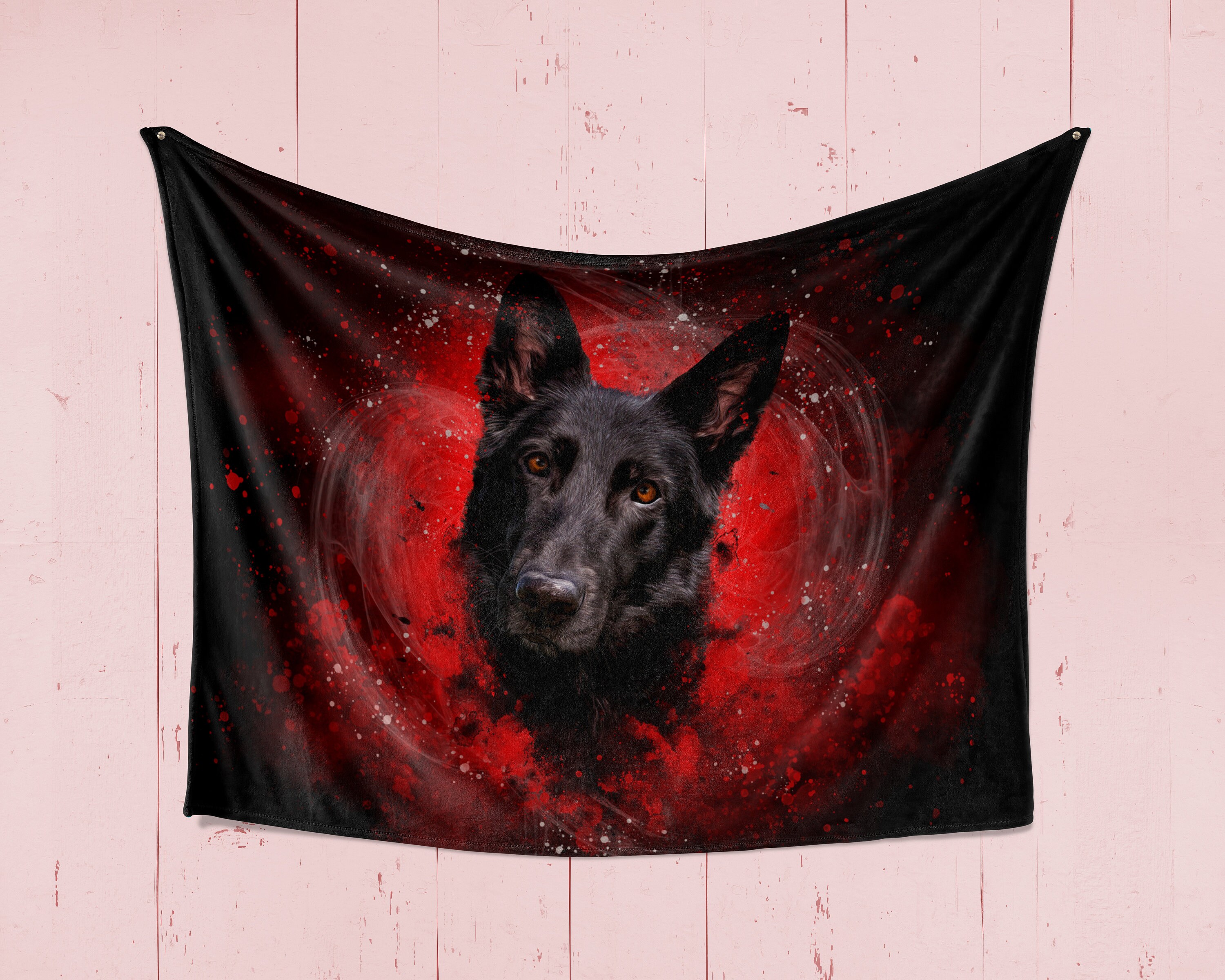 German Shepherd Blanket German Shepherd Throw Blanket German Etsy