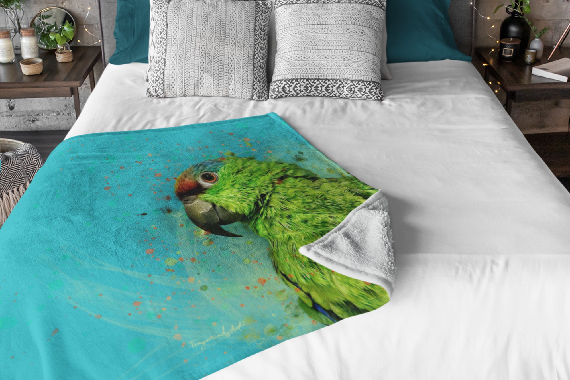 Parrot Pet Blanket Animal Blanket Birds Blanket Pet Etsy