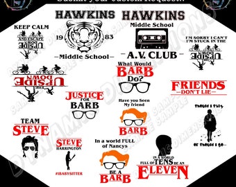 Stranger things svg | Etsy