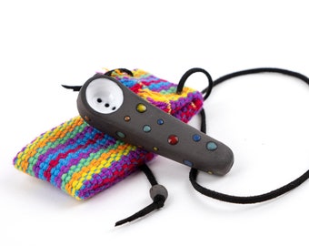 Cute Pipe with colorful bubbles Unique cheap gift Smoking tobacco one hitter Pipe Birthday Rainbow pocket bowl for smoke