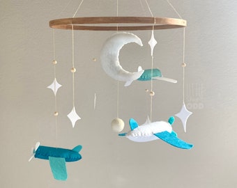 Twinkling Star -Aviation celestial Nursery Baby Mobile