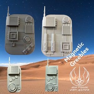 Star Wars Greebles: 3D Printed Comlink Inspired Magnetic Costume Prop