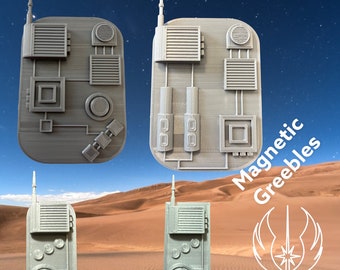 Star Wars Greebles: 3D Printed Comlink Inspired Magnetic Costume Prop