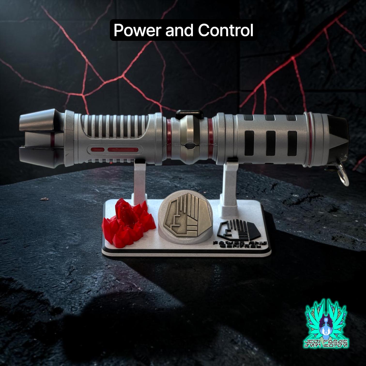 Savi's Workshop Lightsaber Stand, Kyber Crystal Holder, Pin Mount