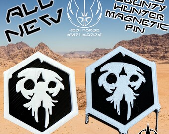 Batuu Bounty Hunter Magnetic Pin: Star Wars Inspired Cosplay