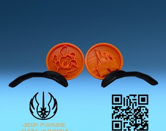 Mickey Mouse, Minnie Mouse Interchangeable Ears 3D Printed (Disney)