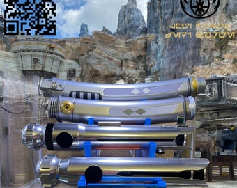 Minimalist Lightsaber Stand: 3D Printed Character Collection