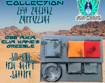 Inspired by the Madalorian Chapter 19 The Convert Collection - G68 aka Elia Kane's Greeble, Starcruiser, Halcyon