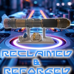 3D Printed Savi's Workshop Lightsaber Stand: Kyber Crystal & Pin ...