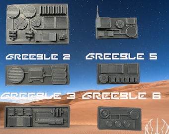 Star Wars Inspired Greebles: 3D Printed Costume Prop