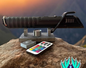 Beskar Ingot LED Lightsaber Stand, Star Wars Sci-Fi Display