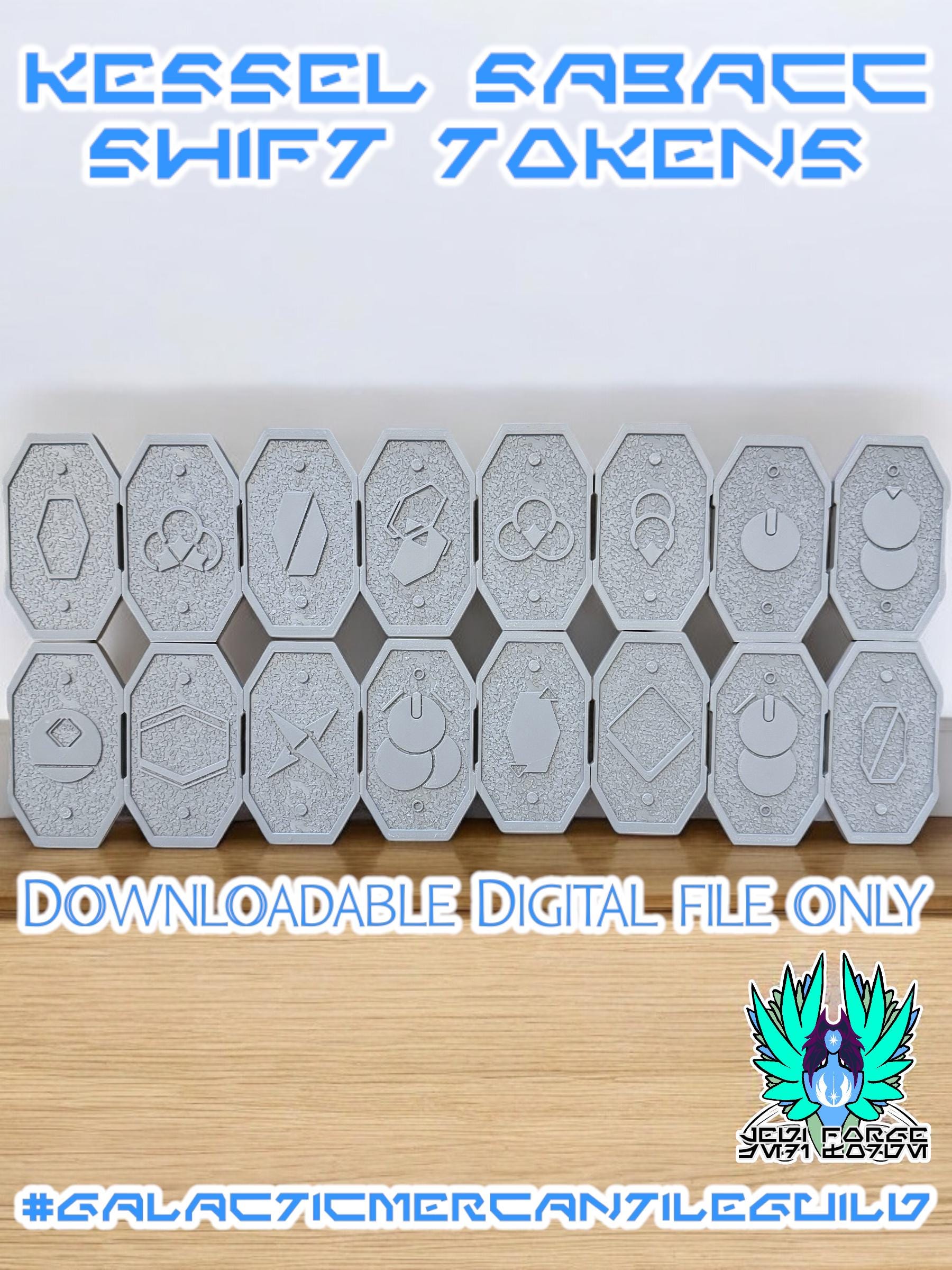 Kessel Sabacc Shift Tokens: Star Wars Outlaws Inspired (digital