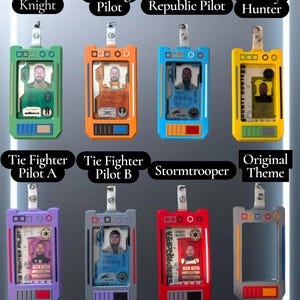 Enhanced Collection Galactic ID Case, Dual Plexiglass Holder (Carabiner, Lanyard, or Cord)