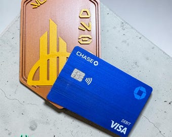Batuuan Spira Coin NFC Card Case: 3D Printed Sci Fi Wallet Protector