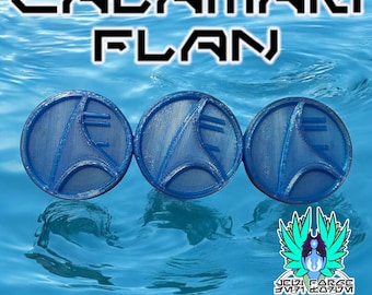 3D Printed Calamari Flan: Sabacc Credits - Star Wars Inspired