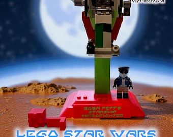LEGO Star Wars Microfighter Stand | Custom Starship Display Base with Multiple Mounting Options