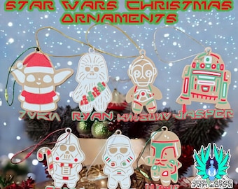 Personalisierte Star Wars Lebkuchen Ornament: 3D gedruckt