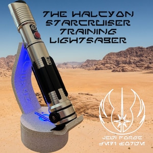 Halcyon Starcruiser Lightsaber Hilt Stand: Minimalistische LED Vertikale Anzeige
