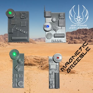 Star Wars Inspired LED Greebles: Magnetic Costume Prop