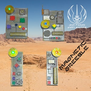 Star Wars Inspired Weathered LED Greebles: Magnetic Costume Prop