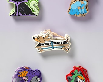 Halloween Bag Charm Fidget Clicker Set, Mechanical Keyboard Switch Cat & Dog Backpack Accessories