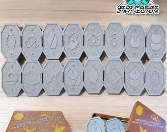 Kessel Sabacc Shift Tokens: Star Wars Outlaws Inspired Set with Personalized Case