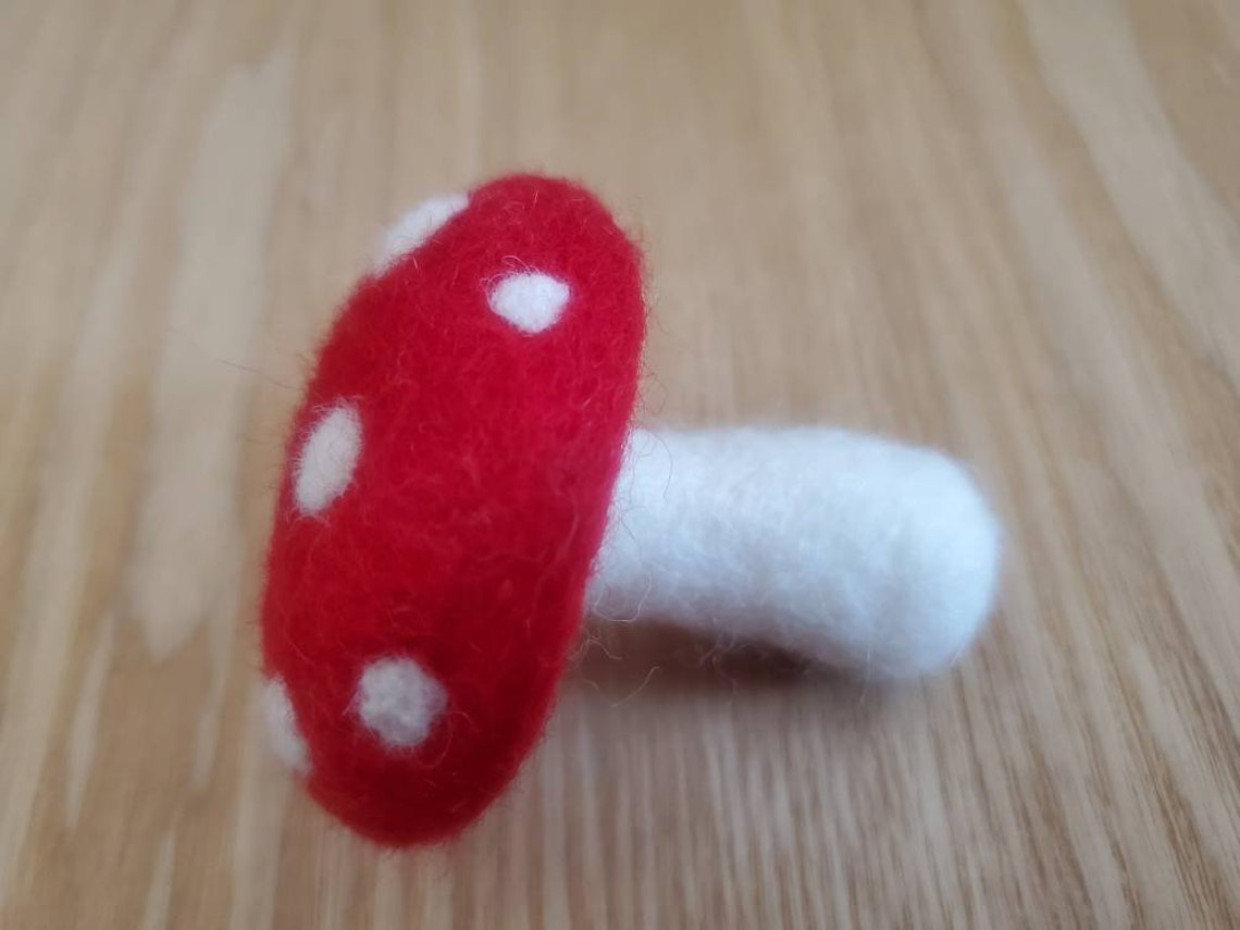 Amanita Muscaria Mushroom Catnip Cat Toy Etsy