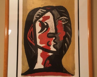 The Marina Picasso Collection ピカソ Marina Picasso Collection Man With Hat 1982 Lithograph 29-1