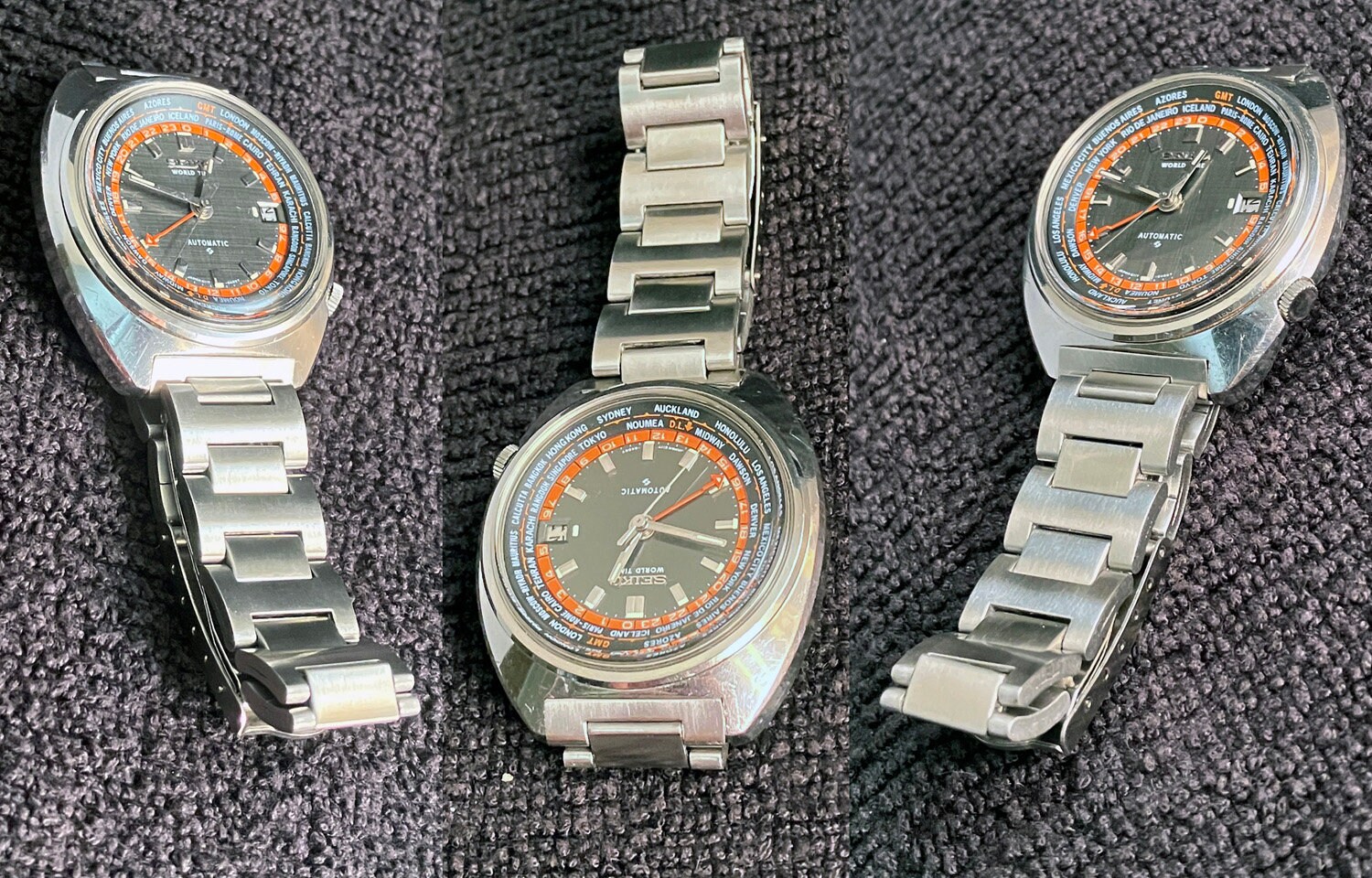 Buy Vintage SEIKO 6117 6400 World Time GMT Automatic 1971 Super