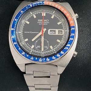 オリジナル セイコー 6139-6002「WATER 70 m RESIST」1971/5 - 正常に動作