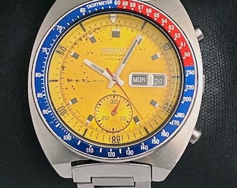 Rare Seiko 6139-6001 'Water 70M PROOF' Gold 6030T Dial, 1970 - Working Great