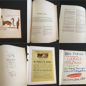 Pablo Picasso 'Toros Y Toreros' / 'Bulls and Bullfighters' Rare 1st Edition in French 1961 in Rare Original Slipcase image 6