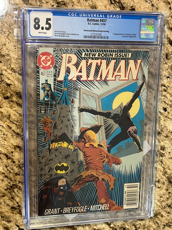 Rare Batman 457 Newsstand Edition 2nd Printing 12/1990 CGC - Etsy