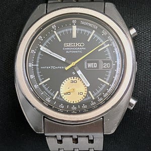 セイコー 6139-6012 「ブルース・リー」クロノグラフ オートマチック 1971 オリジナルブレスレット - すべて正常に動作しています
