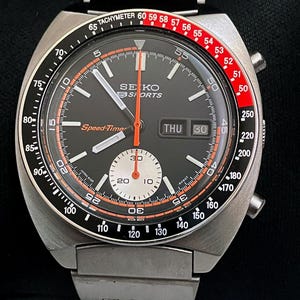 Seiko 6139-6032 &#39;5 Sports Speed Timer&#39; - English/Arabic - fully restored