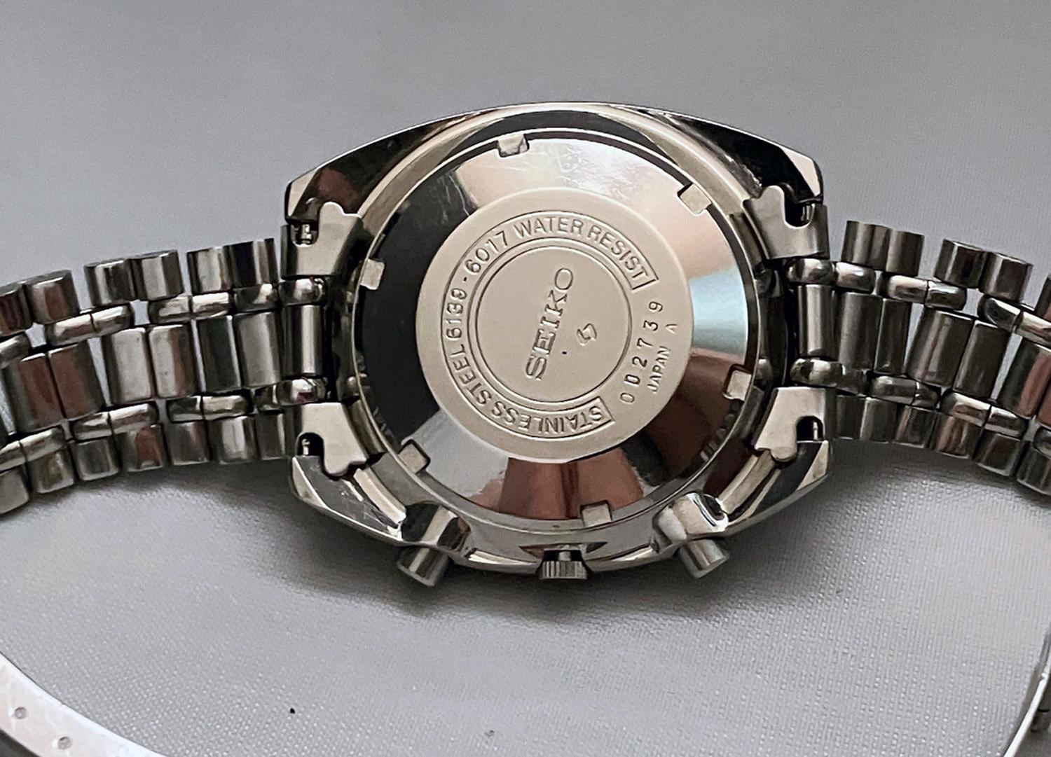 Rare Seiko 6139-6017 'bruce Lee' Chronograph Automatic 1970 6139A