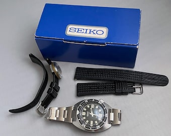 Seiko 6105-8000 Very Early Model April 1968 w/Rare Original Strap - Unmolested - Very Nice