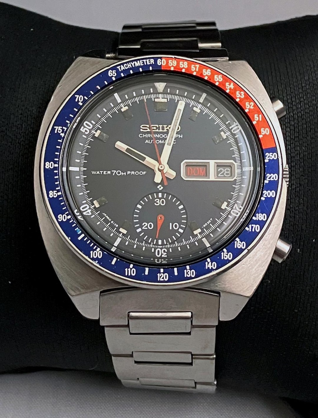 Original Seiko 6139-6000 Proof/proof/notch Chronograph - August