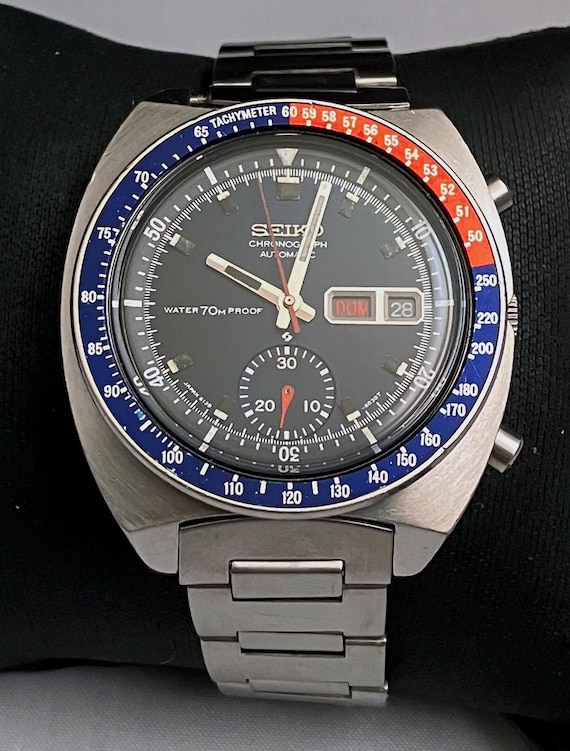 Original Seiko 6139-6000 Proof/proof/notch Chronograph - August