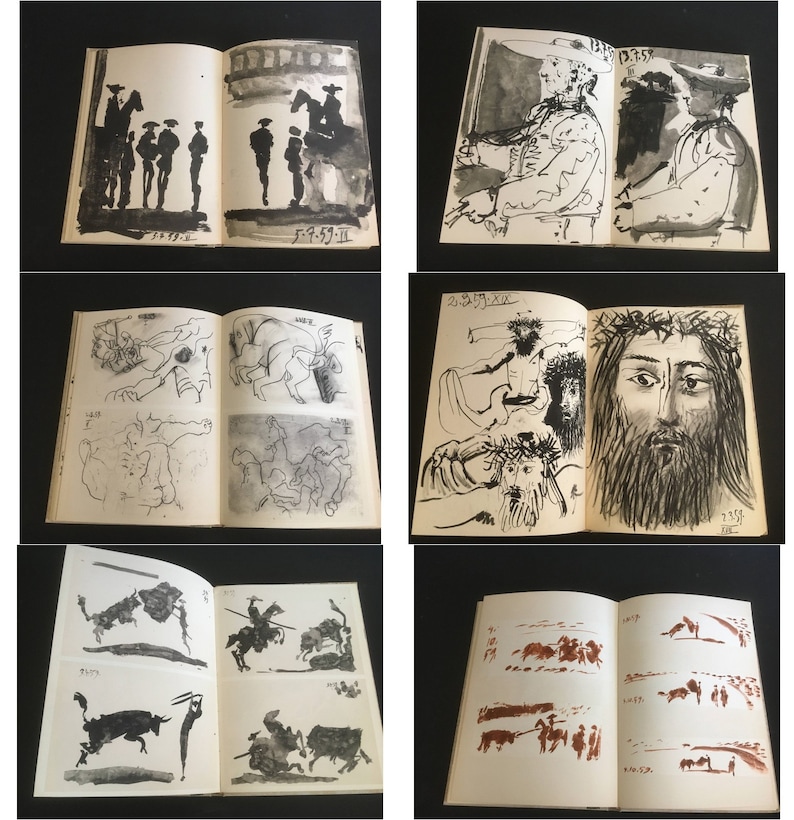 Pablo Picasso 'Toros Y Toreros' / 'Bulls and Bullfighters' Rare 1st Edition in French 1961 in Rare Original Slipcase image 8