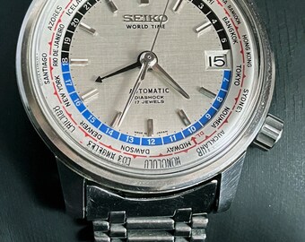 1964 Seiko 6217-7000 World Time GMT Olympic Games Tokyo 1964 - Etsy  Singapore