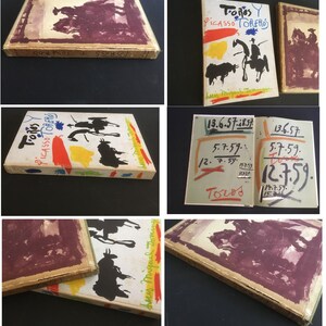 Pablo Picasso 'Toros Y Toreros' / 'Bulls and Bullfighters' Rare 1st Edition in French 1961 in Rare Original Slipcase image 7