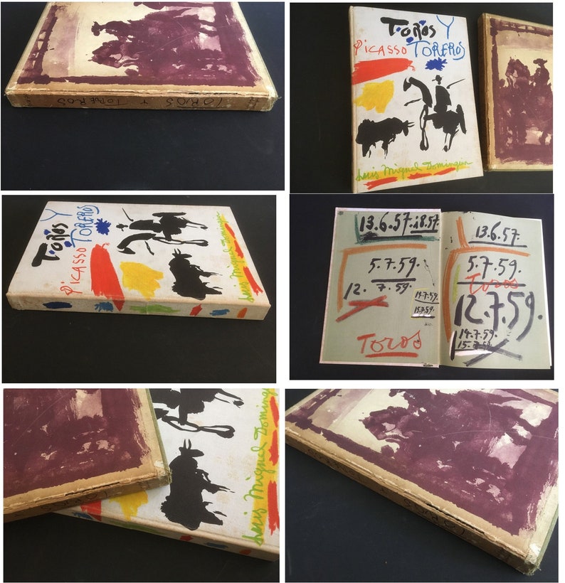 Pablo Picasso 'Toros Y Toreros' / 'Bulls and Bullfighters' Rare 1st Edition in French 1961 in Rare Original Slipcase image 7