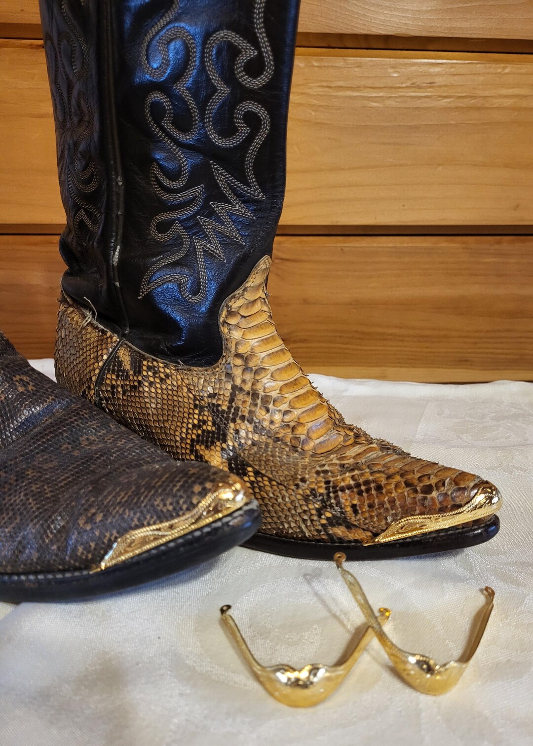 Boot Tips New Gold Western Cowboy Boot Tips/toe Plates for Pointy Boots - Etsy