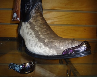 Cowboy Boot Tips/Toe Plates for Pointy Toed Boots (J toe) One Pair (2)